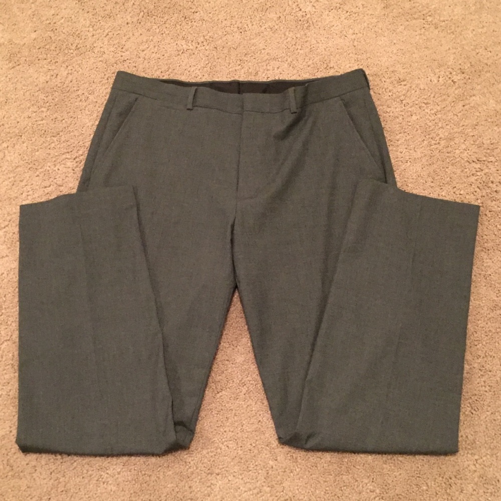 Grey Slim Fit Men’s Slacks